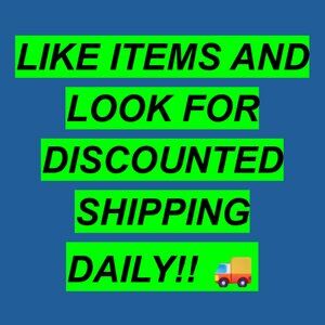 LIKE🤍ITEMS AND LOOK FOR DICOUNTED SHIPPING DAILY!! 🚚